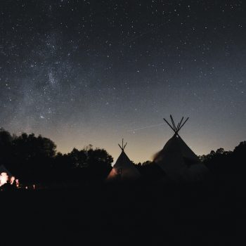 Tipis night sky